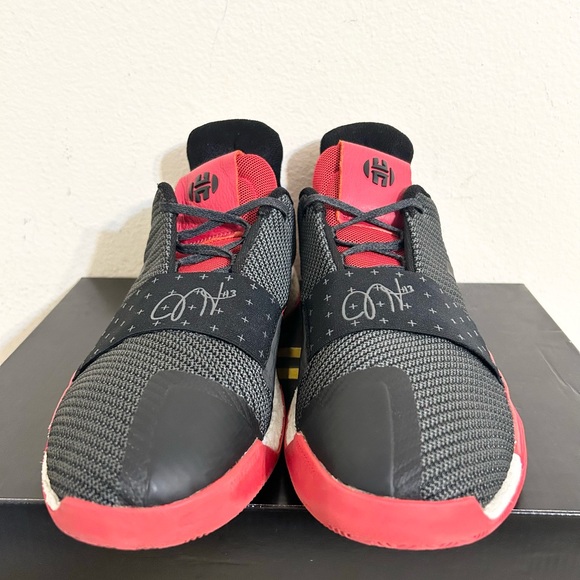 Adidas Harden Vol. 3 Black/Red size 12 MEN’S BASKETBALL SHOES - Picture 9 of 9
